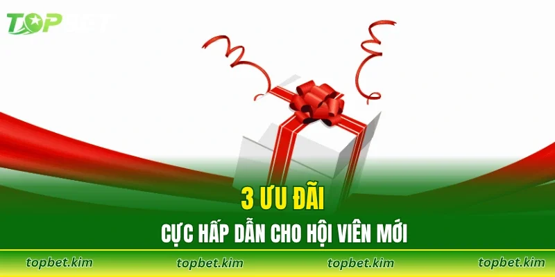 3 ưu đãi cực hấp dẫn cho hội viên mới