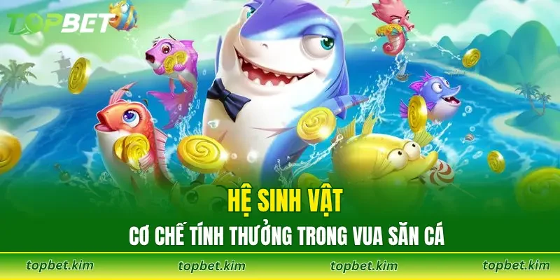 Hệ sinh vật và cơ chế tính thưởng trong săn cá