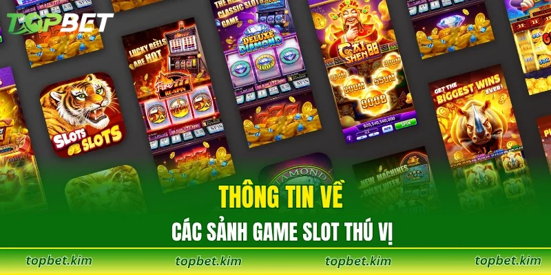 Thông tin về các sảnh game slot thú vị